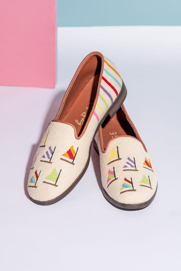 Needlepoint Loafer in Fleet