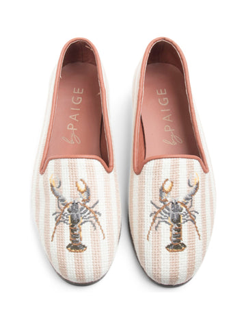 Needlepoint Loafer in Lobster