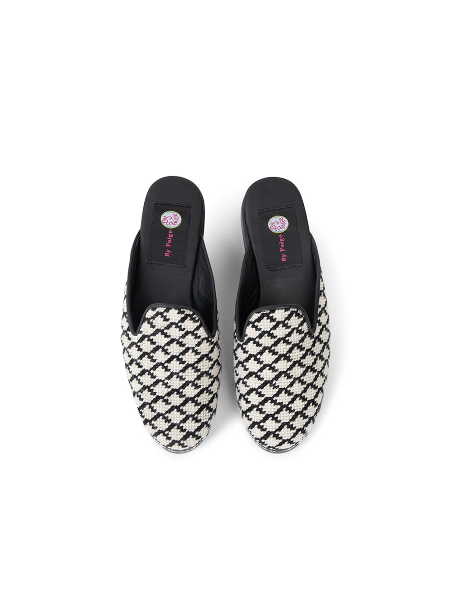 Needlepoint Mule