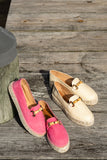 Avery Bamboo Loafer Platform Espadrille