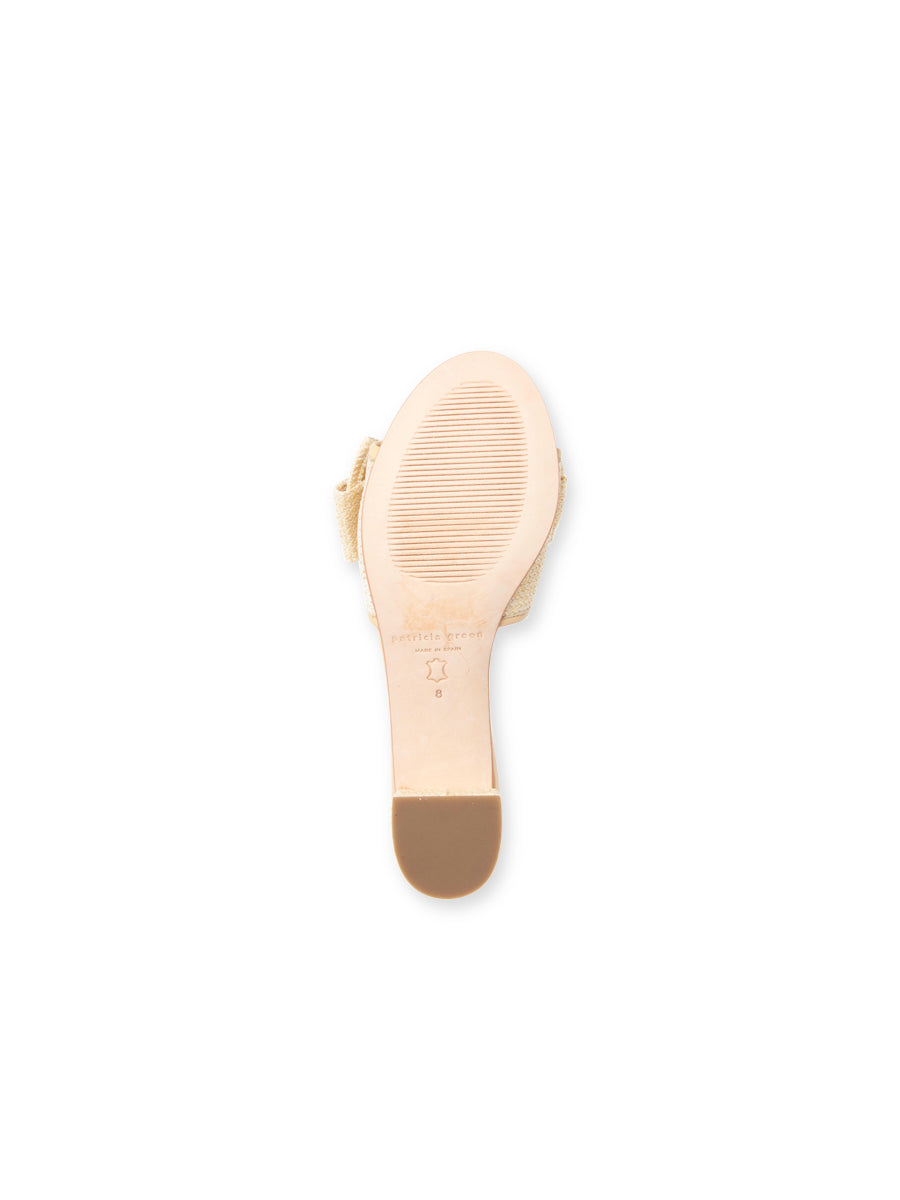 St. Tropez Bow Block Heel Sandal