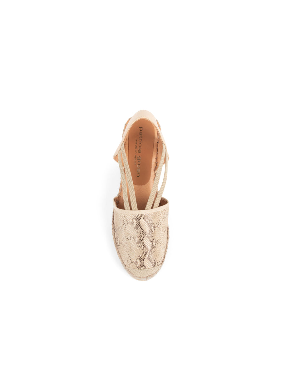 Seville Closed Toe Slingback with Elastic Strap