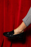 Beckham Block Heel Tassel Loafer