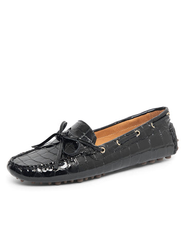 Henley Boat Shoe Driver in Croc