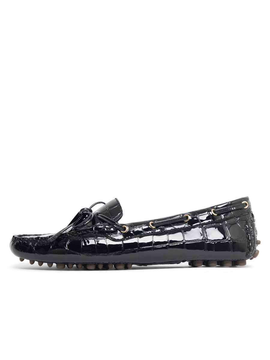 Henley Boat Shoe Driver in Croc