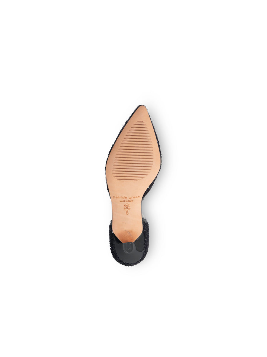 Olivia Scalloped d'Orsay Kitten Heel