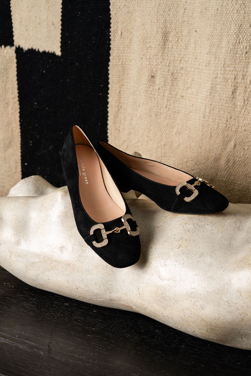 Cannes Crystal Horsebit Flat