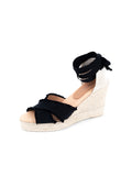 Freya Criss-Cross Ankle Wrap Espadrille