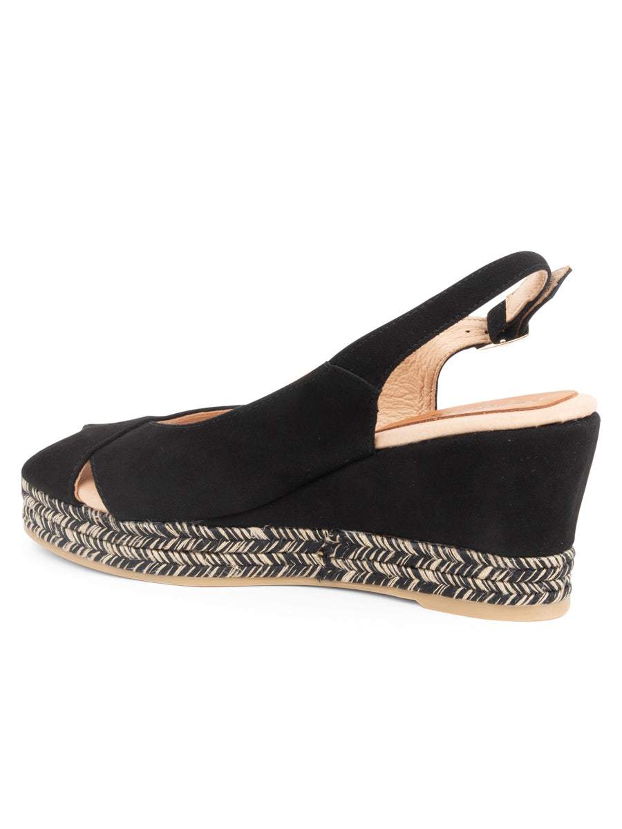 Palma Peep-Toe Criss-Cross Slingback Espadrille