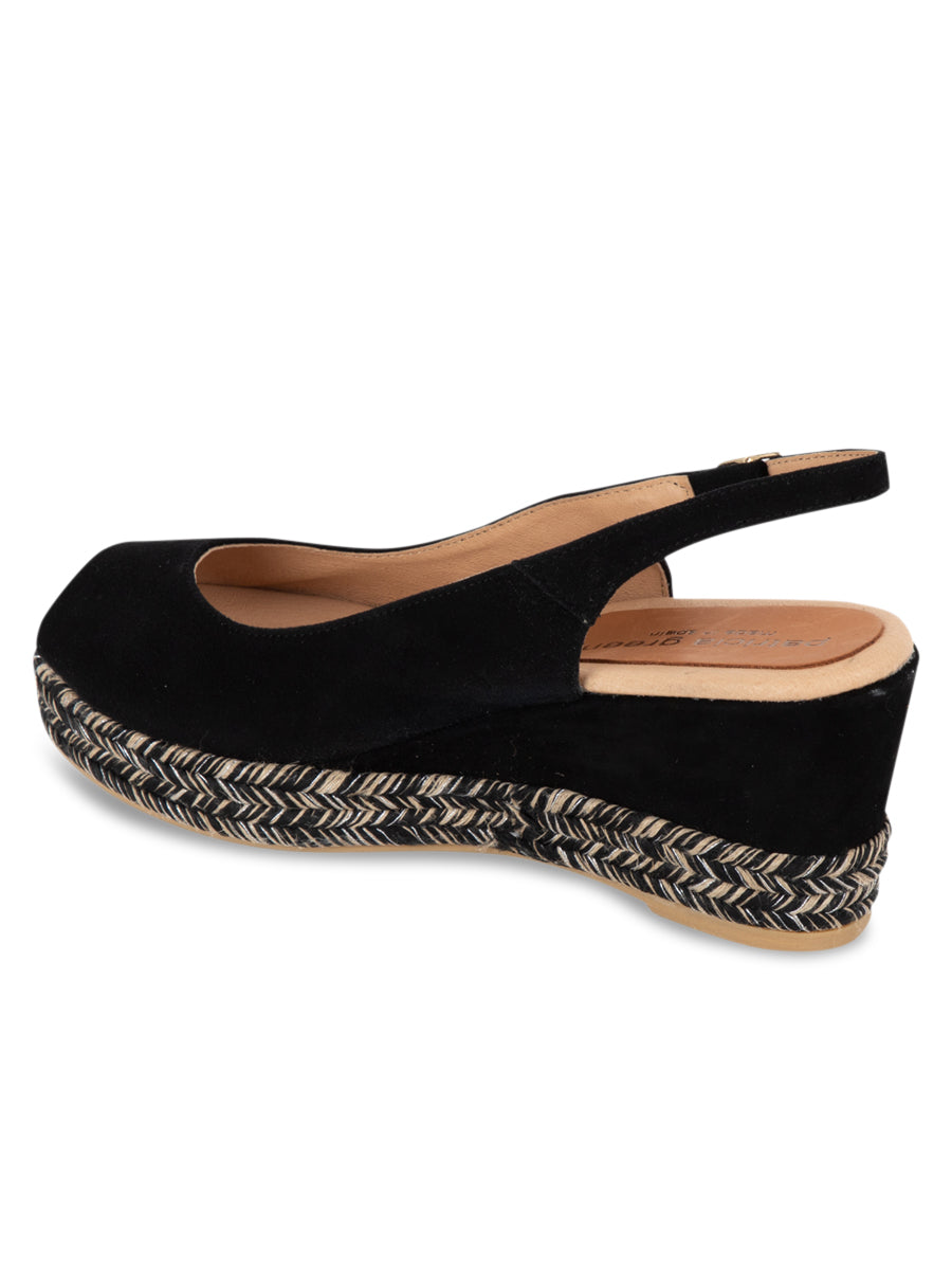 Piper Peep-Toe Slingback Espadrille