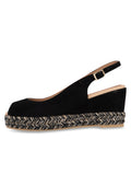 Piper Peep-Toe Slingback Espadrille