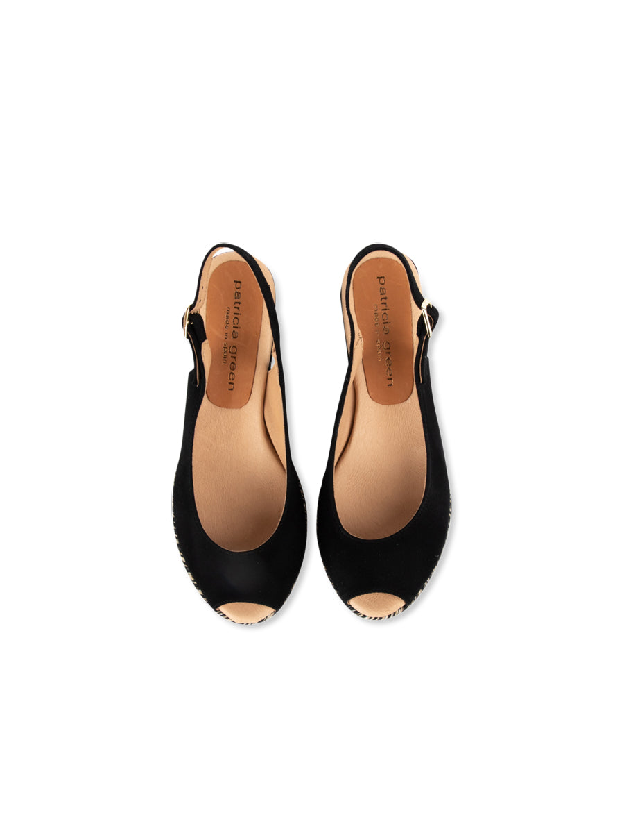 Piper Peep-Toe Slingback Espadrille