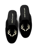 Antler Embroidered Slipper