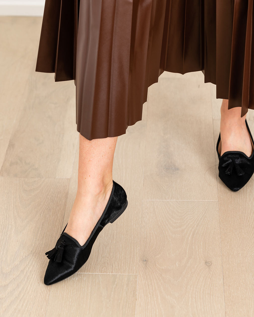 Colt Pointed Toe Flat w/ Tassel