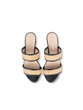 Florence Raffia Block Heeled Sandal