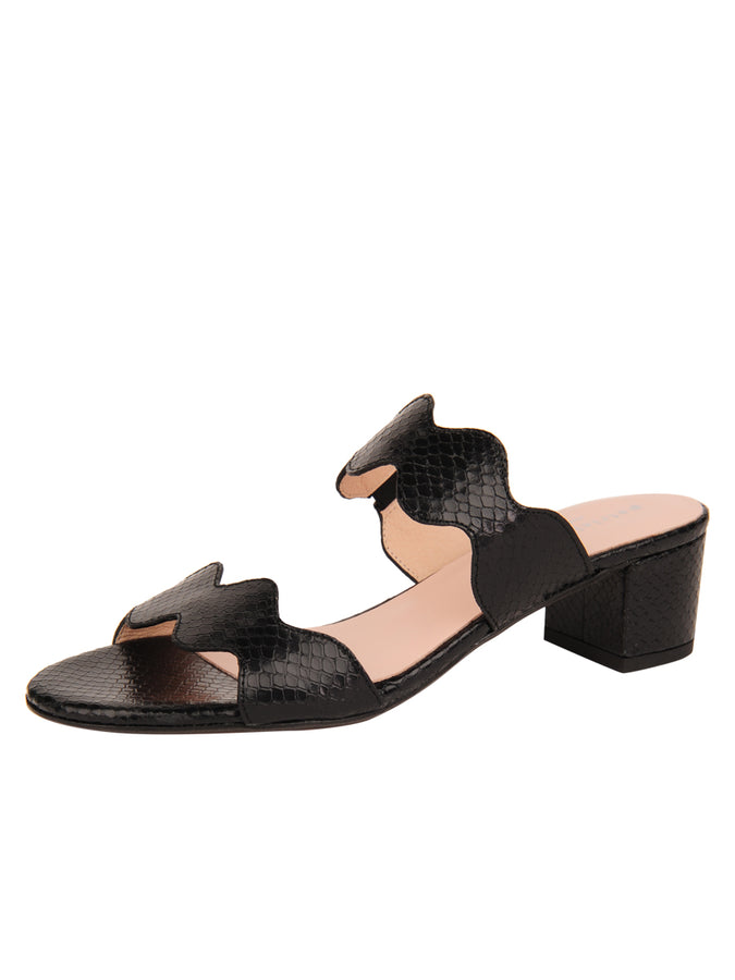 Palm Beach Python Scalloped Sandal