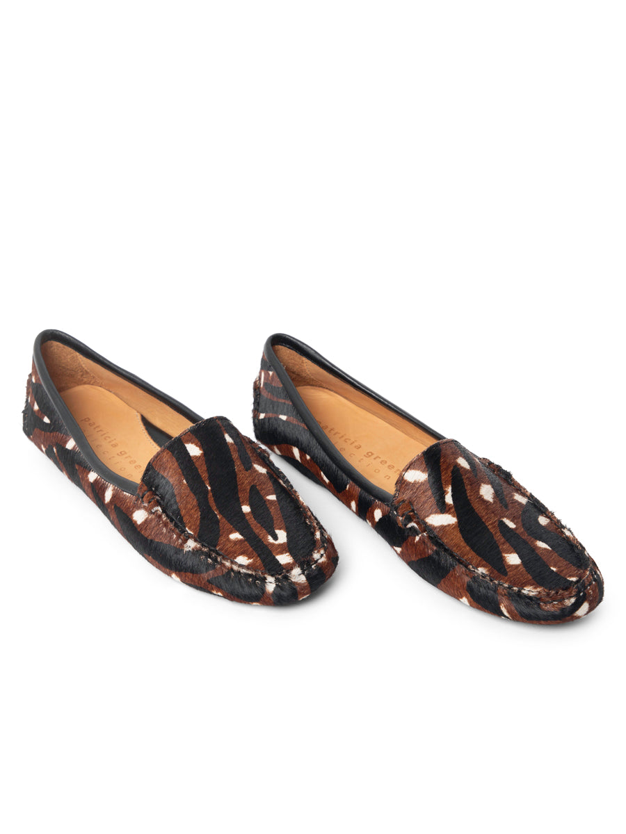 Jillian Driving Moccasin in Haircalf