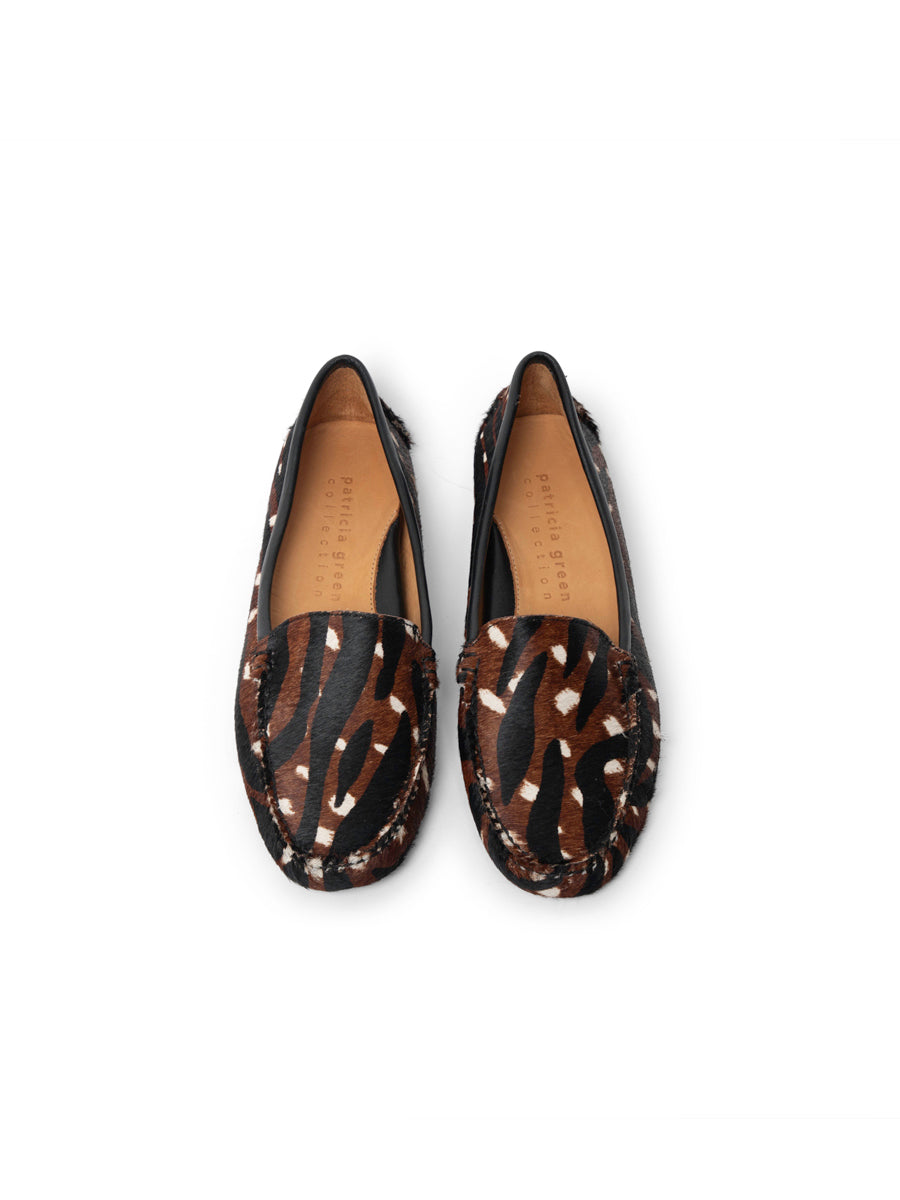 Jillian Driving Moccasin in Haircalf