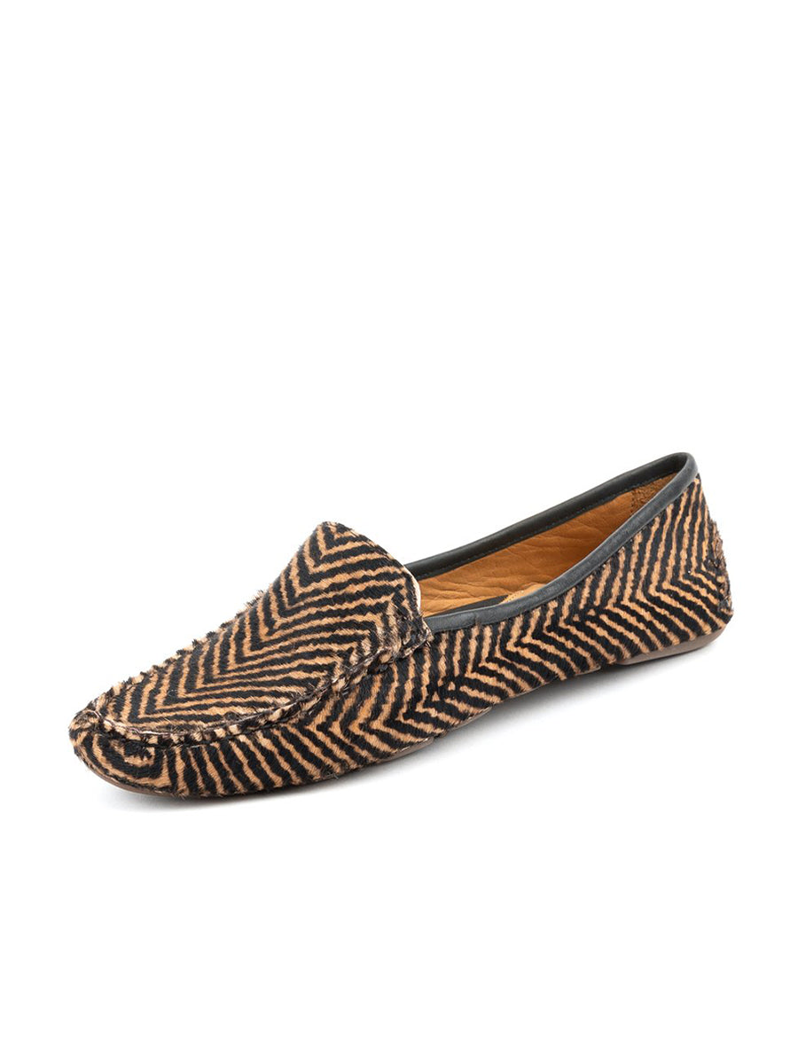 Jillian Driving Moccasin in Haircalf