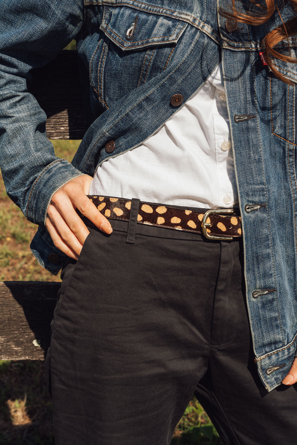 Capri Haircalf Belt