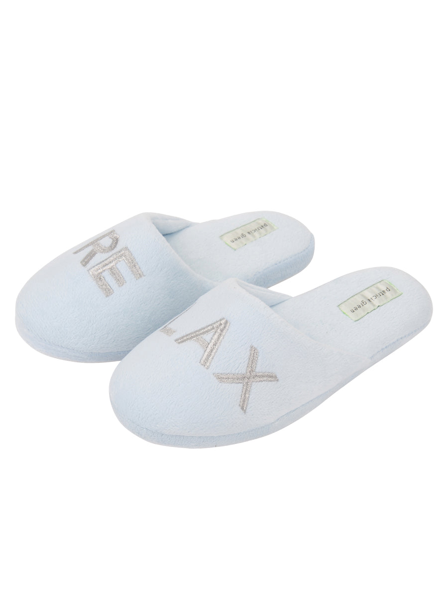 Relax Embroidered Slippers