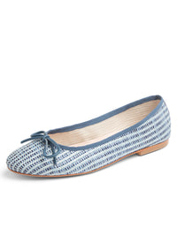 Blue Striped Raffia