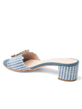 Riviera Bamboo Block Heel Sandal