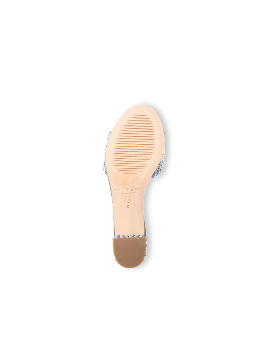 Riviera Bamboo Block Heel Sandal