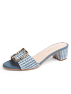Riviera Bamboo Block Heel Sandal