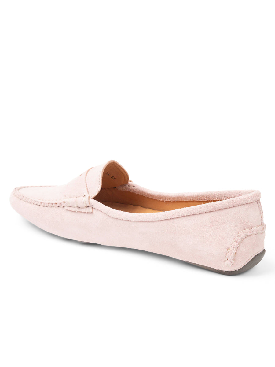 Janet Scalloped Penny Loafer Driving Shoe