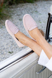 Janet Scalloped Penny Loafer Driving Shoe