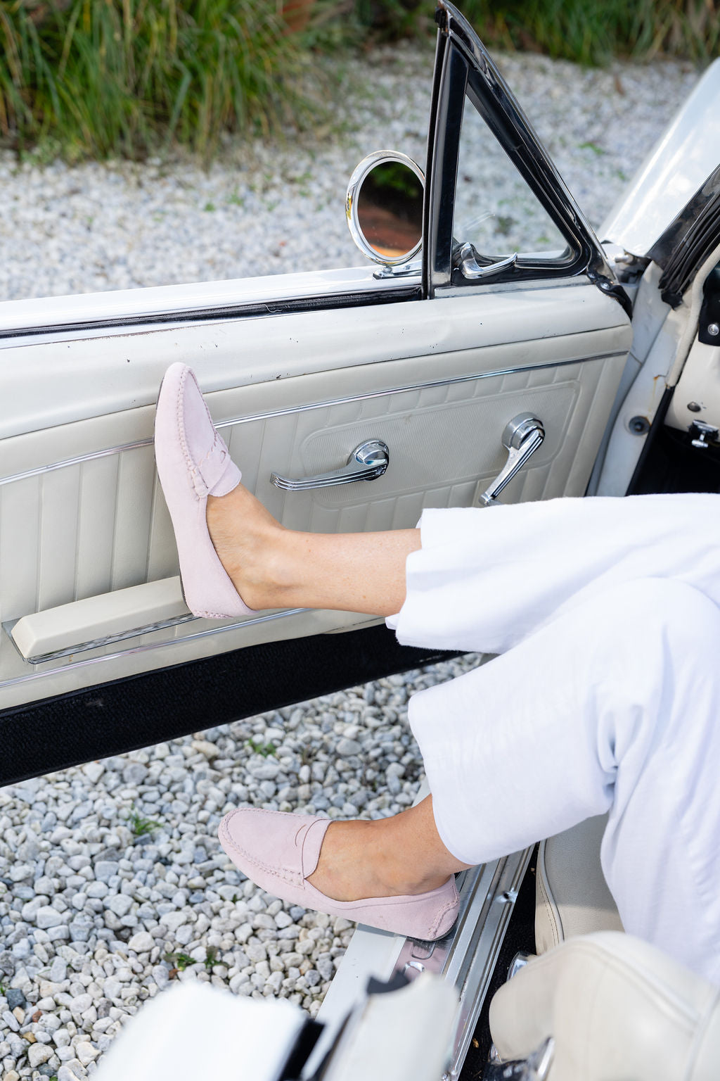 Janet Scalloped Penny Loafer Driving Shoe