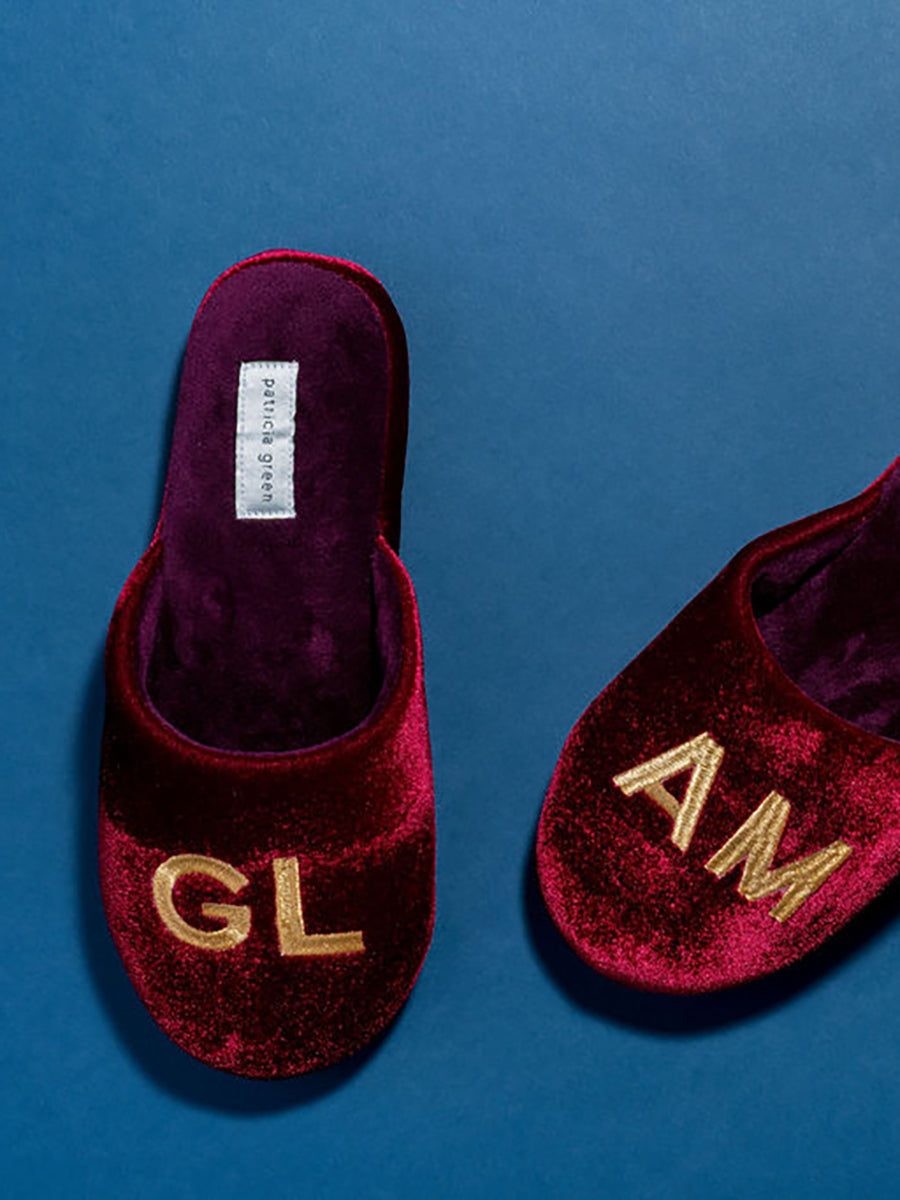 Glam Embroidered Slipper
