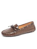 Chocolate Patent Croc Color