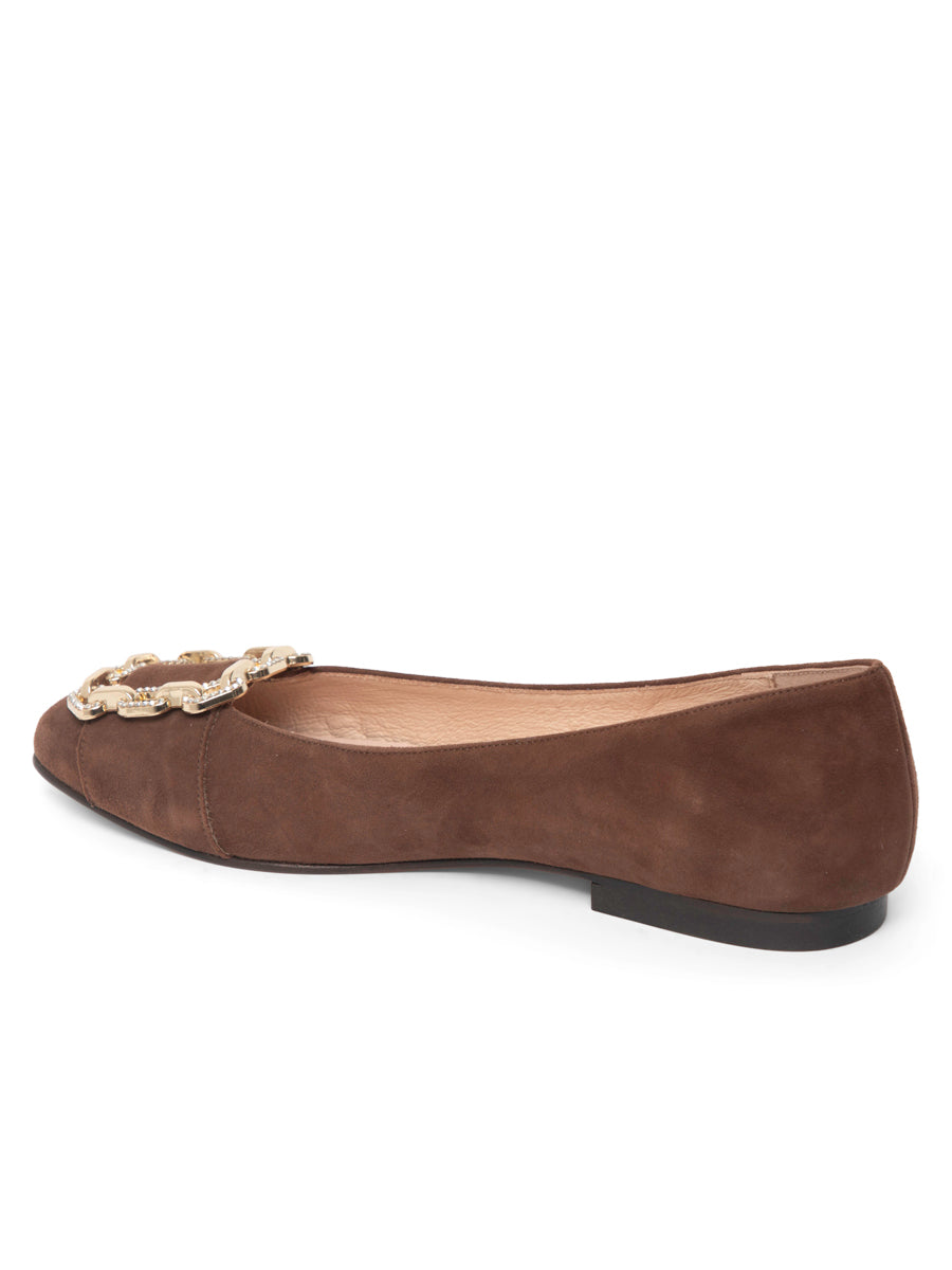 Celine Chain Link Embellished Flat