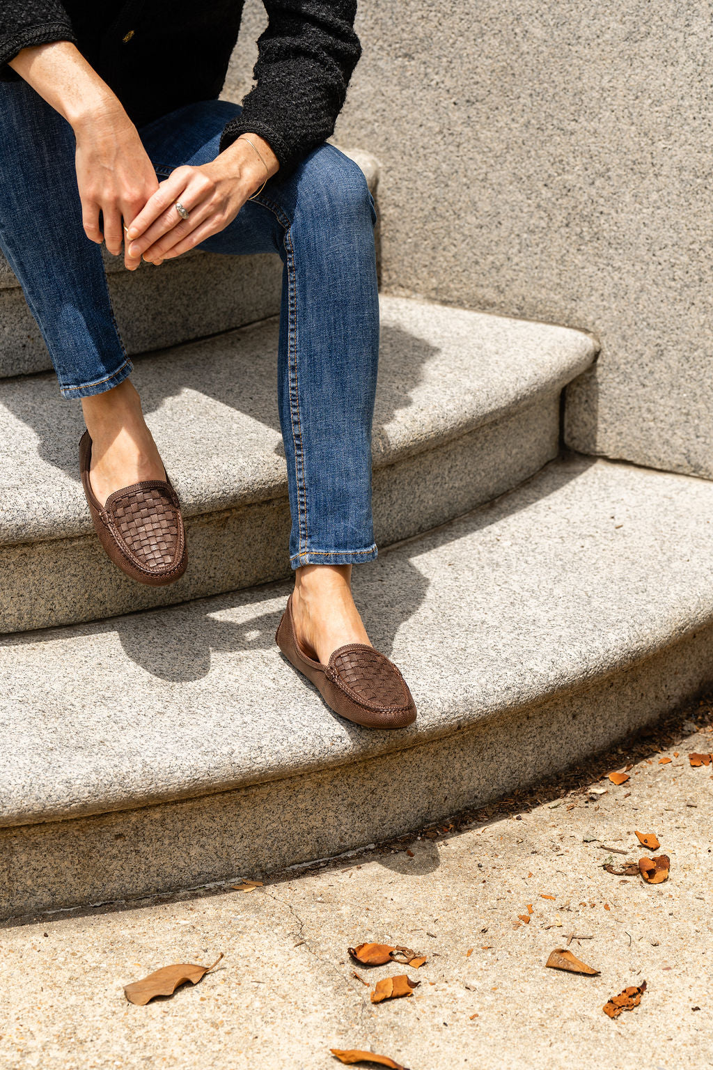 Kelly Woven Driving Moccasin