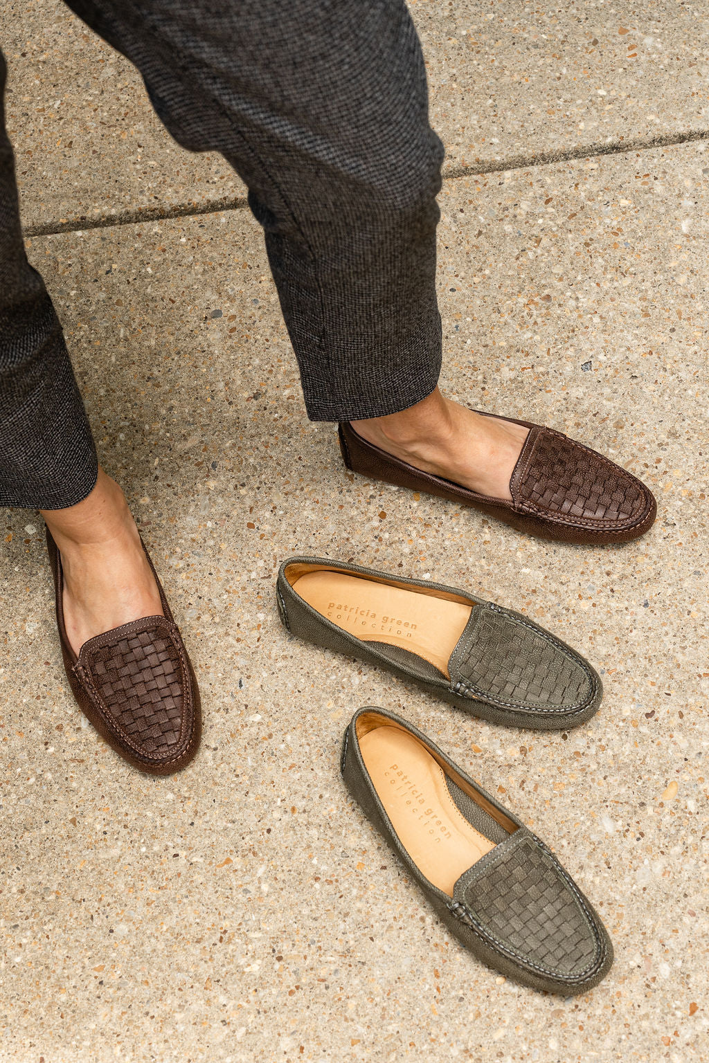 Kelly Woven Driving Moccasin