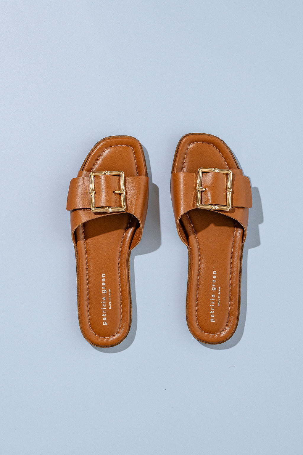 Berkley Bamboo Buckle Flat Sandal