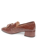 Beckham Block Heel Tassel Loafer