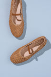 Monaco Raffia Ballet Flat