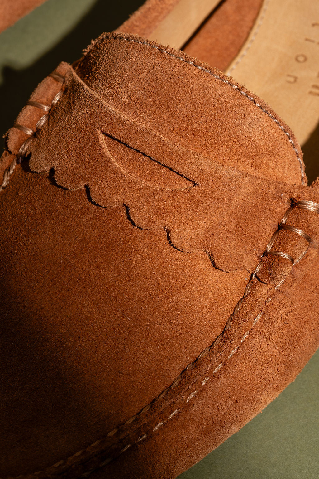 Janet Scalloped Penny Loafer Driving Shoe