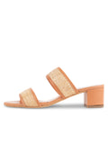 Florence Raffia Block Heeled Sandal