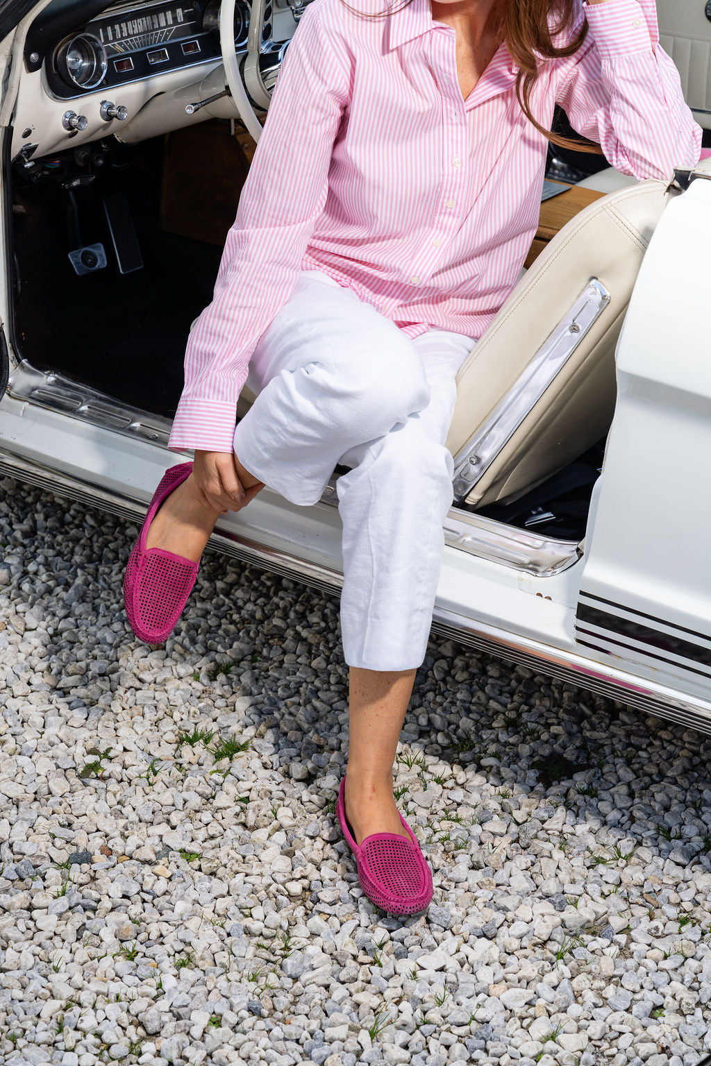 Barrie Perforated Driving Moccasin