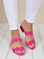 Emilia Scalloped Sandal