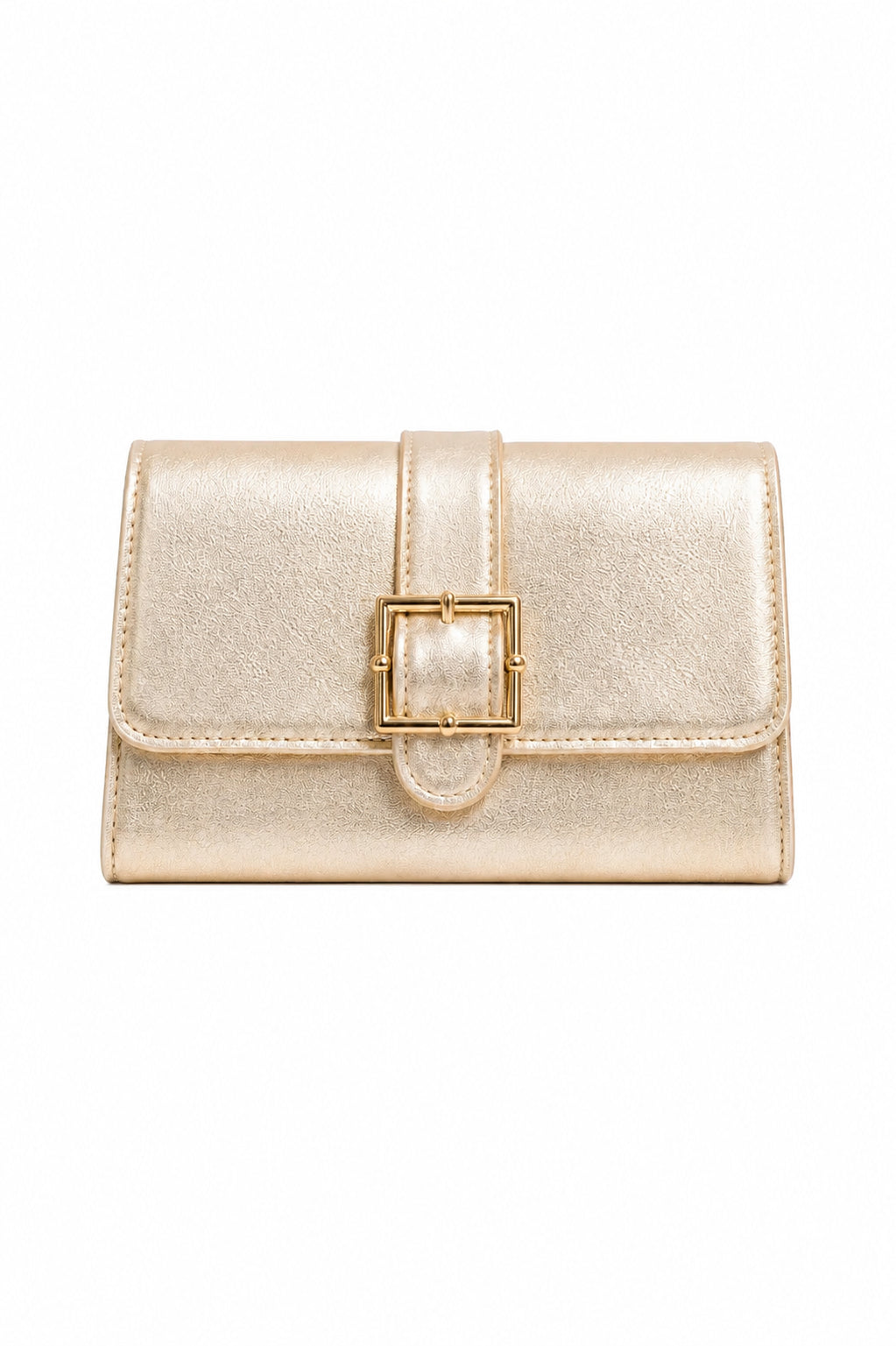 Riviera Bamboo Buckle Clutch