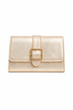 Riviera Bamboo Buckle Clutch