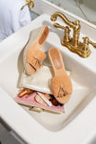 Riviera Bamboo Buckle Clutch