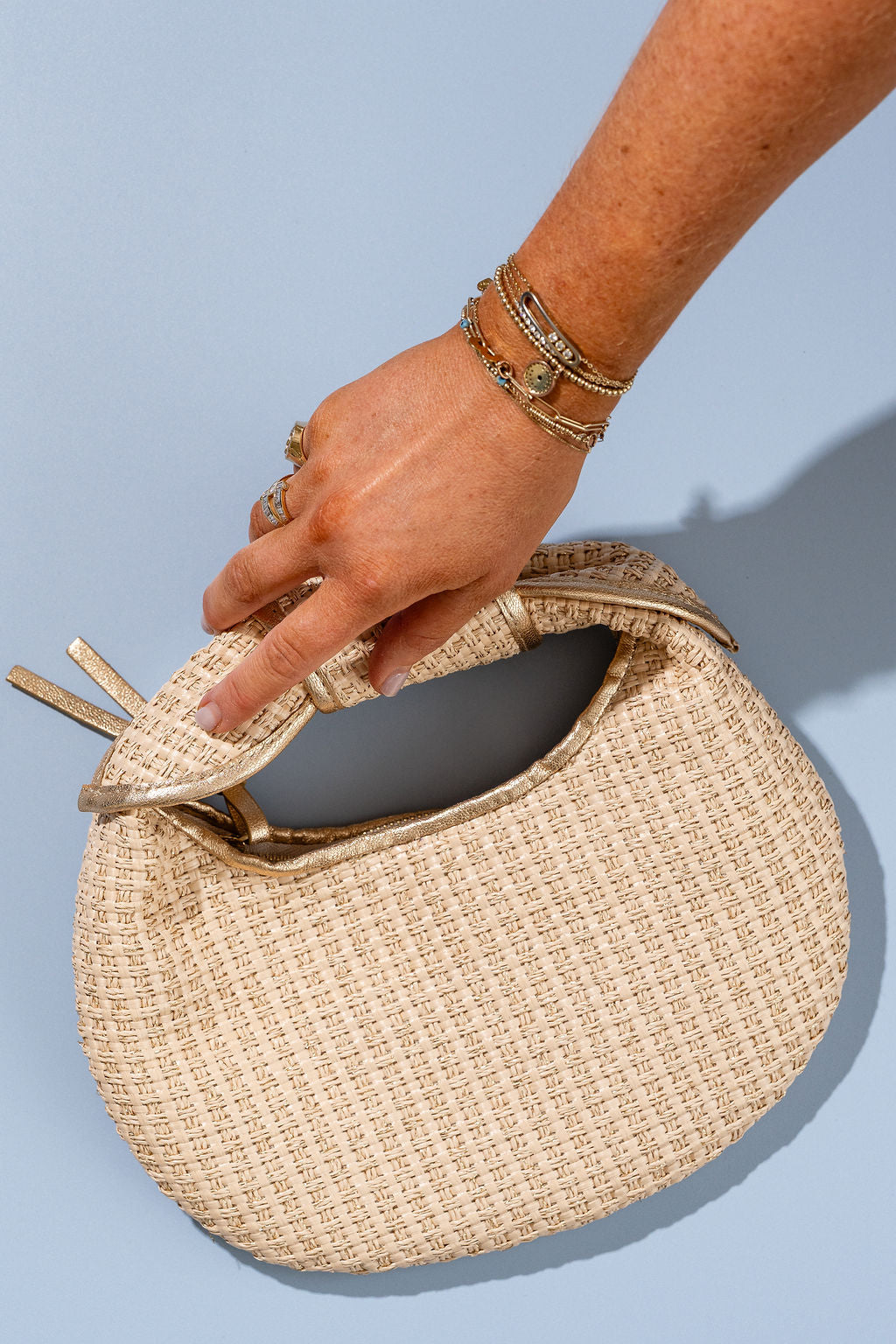 Rio Raffia Knot Bag