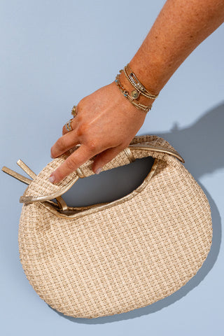 Rio Raffia Knot Bag Alternate View