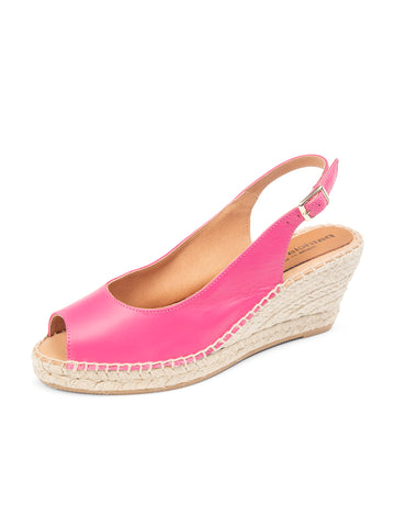 Peyton Peep Toe Slingback Espadrille